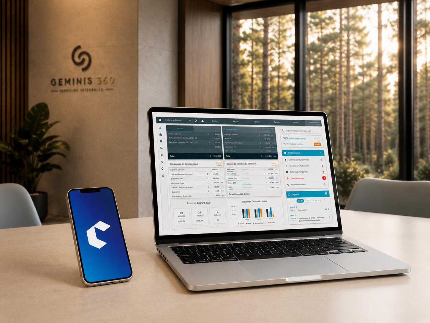 Plataforma digital Consorcio Abierto utilizada por GEMINIS 360